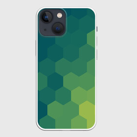 Чехол для iPhone 13 mini с принтом Hexagon в Екатеринбурге,  |  | орнамент | текстуры | узор | шестиугольник