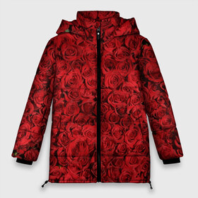 Женская зимняя куртка 3D с принтом Roses в Екатеринбурге, верх — 100% полиэстер; подкладка — 100% полиэстер; утеплитель — 100% полиэстер | длина ниже бедра, силуэт Оверсайз. Есть воротник-стойка, отстегивающийся капюшон и ветрозащитная планка. 

Боковые карманы с листочкой на кнопках и внутренний карман на молнии | алые розы | весна | деревья | касные розы | красная роза | красный цветок | лепестки | лес | лето | листья | май | милион алых роз | на каждый день | осень | поле | роза | розы | солнце | тропики | флора