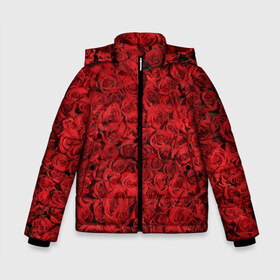 Зимняя куртка для мальчиков 3D с принтом Roses в Екатеринбурге, ткань верха — 100% полиэстер; подклад — 100% полиэстер, утеплитель — 100% полиэстер | длина ниже бедра, удлиненная спинка, воротник стойка и отстегивающийся капюшон. Есть боковые карманы с листочкой на кнопках, утяжки по низу изделия и внутренний карман на молнии. 

Предусмотрены светоотражающий принт на спинке, радужный светоотражающий элемент на пуллере молнии и на резинке для утяжки | алые розы | весна | деревья | касные розы | красная роза | красный цветок | лепестки | лес | лето | листья | май | милион алых роз | на каждый день | осень | поле | роза | розы | солнце | тропики | флора