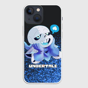 Чехол для iPhone 13 mini с принтом UNDERTALE в Екатеринбурге,  |  | sans | undertale | андертале | андертейл | игра | подземная история | подземная сказка | санс | ундертале