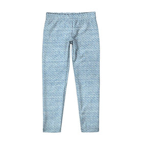 Детские леггинсы 3D с принтом Джинса в Екатеринбурге, полиэстер 85%, спандекс 15% | эластичный пояс, зауженный крой | Тематика изображения на принте: jeans | абстракция | америка | голубая | деним | джинс | джинсовая | джинсовка | джинсовое | джинсовый | джинсы | текстура | ткань