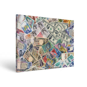 Холст прямоугольный с принтом Деньги в Екатеринбурге, 100% ПВХ |  | арт | банкноты | валюта | деньги | доллары | зеленый | иена | красный | серый | синий | фунт стерлингов | юани