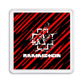 Магнит 55*55 с принтом Rammstein. в Екатеринбурге, Пластик | Размер: 65*65 мм; Размер печати: 55*55 мм | music | rammstein | rock | индастриал метал | метал группа | музыка | музыкальная группа | немецкая метал группа | рамштайн | рок | хард рок