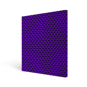 Холст квадратный с принтом Dorri в Екатеринбурге, 100% ПВХ |  | abstraction | pattern | purple | shapes | абстракция | паттерн | фиолетовый | формы