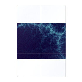 Магнитный плакат 2Х3 с принтом Genom в Екатеринбурге, Полимерный материал с магнитным слоем | 6 деталей размером 9*9 см | abstraction | blue | lines | pattern | shapes | абстракция | линии | синий | узор | формы
