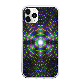 Чехол для iPhone 11 Pro Max матовый с принтом Illusion в Екатеринбурге, Силикон |  | abstraction | colorful | illusion | pattern | stereo | абстракция | иллюзия | разноцветный | стерео | узор