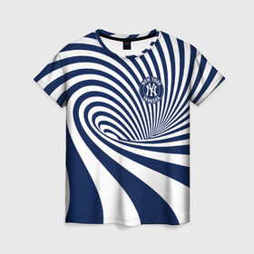 Женская футболка 3D с принтом New York Yankees в Екатеринбурге, 100% полиэфир ( синтетическое хлопкоподобное полотно) | прямой крой, круглый вырез горловины, длина до линии бедер | baseball | new york | sport | team | usa | yankees | бейсбол | нью йорк | спорт | сша