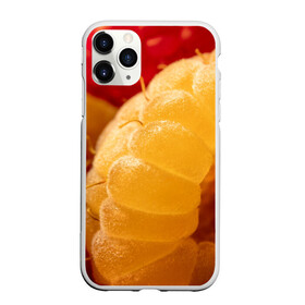 Чехол для iPhone 11 Pro Max матовый с принтом Малина в Екатеринбурге, Силикон |  | Тематика изображения на принте: еда | жёлтая | жёлтые | красная | красные | малина | малинка | природа | растение | растения | ягода | ягодки | ягоды