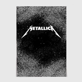 Постер с принтом Metallica. в Екатеринбурге, 100% бумага
 | бумага, плотность 150 мг. Матовая, но за счет высокого коэффициента гладкости имеет небольшой блеск и дает на свету блики, но в отличии от глянцевой бумаги не покрыта лаком | metallica | music | rock | американская рок группа | метал группа | металлика | музыка | рок | рок группа | трэш метал | хеви метал