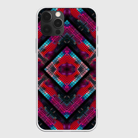 Чехол для iPhone 12 Pro Max с принтом Monna в Екатеринбурге, Силикон |  | colorful | geometric | kaleidoscope | mosaic | pattern | rhombuses | squares | геометрический | калейдоскоп | квадраты | мозаика | разноцветный | ромбы | узор