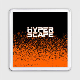 Магнит 55*55 с принтом Hyper Scape. в Екатеринбурге, Пластик | Размер: 65*65 мм; Размер печати: 55*55 мм | esport | games | hyper scape | twitch | игроки | игролюбители | игроманы | игры | киберспорт | королевская битва | корона | твич | хупер скайп | хупер скайпе