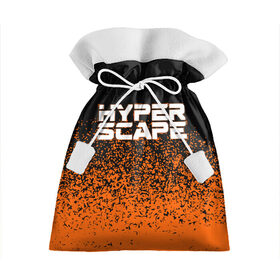 Подарочный 3D мешок с принтом Hyper Scape. в Екатеринбурге, 100% полиэстер | Размер: 29*39 см | Тематика изображения на принте: esport | games | hyper scape | twitch | игроки | игролюбители | игроманы | игры | киберспорт | королевская битва | корона | твич | хупер скайп | хупер скайпе