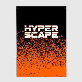 Постер с принтом Hyper Scape. в Екатеринбурге, 100% бумага
 | бумага, плотность 150 мг. Матовая, но за счет высокого коэффициента гладкости имеет небольшой блеск и дает на свету блики, но в отличии от глянцевой бумаги не покрыта лаком | esport | games | hyper scape | twitch | игроки | игролюбители | игроманы | игры | киберспорт | королевская битва | корона | твич | хупер скайп | хупер скайпе