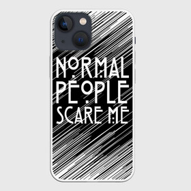 Чехол для iPhone 13 mini с принтом Normal People Scare Me. в Екатеринбурге,  |  | american horror story | games | normal people scare me | аутизм | документальный фильм об аутизме | игры | кино | люди | нормал пипл скар ми | очень странные дела | фильмы