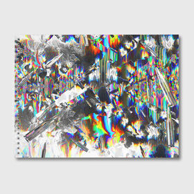 Альбом для рисования с принтом Gasoline stains abstraction в Екатеринбурге, 100% бумага
 | матовая бумага, плотность 200 мг. | Тематика изображения на принте: abstract | art | color | digital | gasoline | gradient | stains | texture | абстракция | арт | бензин | градиент | разводы | текстуры | цветной | цифровой