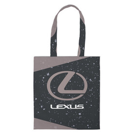 Шоппер 3D с принтом LEXUS / ЛЕКСУС в Екатеринбурге, 100% полиэстер | Плотность: 200 г/м2; Размер: 34×35 см; Высота лямок: 30 см | auto | lexus | logo | moto | symbol | авто | автомобиль | гонки | лексус | лого | логотип | логотипы | марка | машина | мото | символ | символы