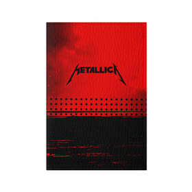 Обложка для паспорта матовая кожа с принтом METALLICA / МЕТАЛЛИКА в Екатеринбурге, натуральная матовая кожа | размер 19,3 х 13,7 см; прозрачные пластиковые крепления | Тематика изображения на принте: hetfield | james | logo | metal | metalica | metallica | music | rock | star | джеймс | звезда | знак | ларс | лого | логотип | логотипы | метал | металика | металлика | музыка | рок | символ | символы | ульрих | хэтфилд