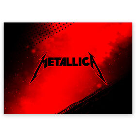 Поздравительная открытка с принтом METALLICA / МЕТАЛЛИКА в Екатеринбурге, 100% бумага | плотность бумаги 280 г/м2, матовая, на обратной стороне линовка и место для марки
 | Тематика изображения на принте: hetfield | james | logo | metal | metalica | metallica | music | rock | star | джеймс | звезда | знак | ларс | лого | логотип | логотипы | метал | металика | металлика | музыка | рок | символ | символы | ульрих | хэтфилд
