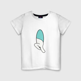 Детская футболка хлопок с принтом Portal 1 (парная) в Екатеринбурге, 100% хлопок | круглый вырез горловины, полуприлегающий силуэт, длина до линии бедер | game | portal | арт | игра | на двоих | парная | портал | прикол | рисунок | телепортация | человечек