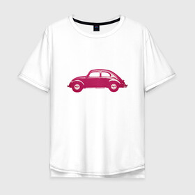 Мужская футболка хлопок Oversize с принтом Volkswagen Жук в Екатеринбурге, 100% хлопок | свободный крой, круглый ворот, “спинка” длиннее передней части | Тематика изображения на принте: 1946 | car | golf | jeep | kfer | porsche | sedan | super beetle | vag | van | volkswagen жук | авто | ваг | гольф | джип | классика | машина | порше | ретро | седан | супер жук | тачка | фургон
