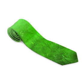 Галстук 3D с принтом GreenFer в Екатеринбурге, 100% полиэстер | Длина 148 см; Плотность 150-180 г/м2 | Тематика изображения на принте: abstraction | art | blue | green | paint | stains | абстракция | арт | зелёный | краска | разводы | синий