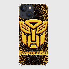 Чехол для iPhone 13 mini с принтом Bumblebee. в Екатеринбурге,  |  | bumblebee | автобот разведчик | автоботы | бамблби | боевик | кино | кино трансформеры | персонаж вселенной трансформеров | приключения | трансформеры | фантастика | фильмы