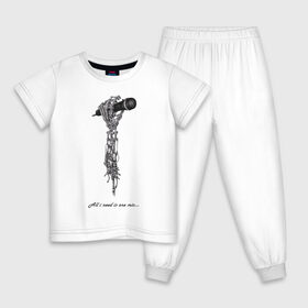 Детская пижама хлопок с принтом Микрофон в Екатеринбурге, 100% хлопок |  брюки и футболка прямого кроя, без карманов, на брюках мягкая резинка на поясе и по низу штанин
 | андер | батл | микро | музыка | подземка | рэп | хип хоп