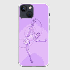 Чехол для iPhone 13 mini с принтом Гимнастика в Екатеринбурге,  |  | Тематика изображения на принте: gymnastics | rhythmic gymnastics | гимнастика | спорт | художественная гимнастика