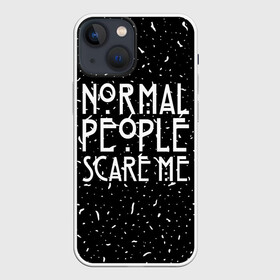 Чехол для iPhone 13 mini с принтом Normal People Scare Me. в Екатеринбурге,  |  | american horror story | games | normal people scare me | аутизм | документальный фильм об аутизме | игры | кино | люди | нормал пипл скар ми | очень странные дела | фильмы