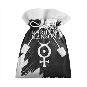 Подарочный 3D мешок с принтом MARILYN MANSON / М. МЭНСОН в Екатеринбурге, 100% полиэстер | Размер: 29*39 см | logo | manson | marilyn | music | rock | группа | лого | логотип | логотипы | менсон | мерилин | мерлин | музыка | мэнсон | мэрилин | рок | символ