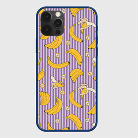 Чехол для iPhone 12 Pro Max с принтом Бананчики в Екатеринбурге, Силикон |  | banana | pattern | pattern banana | банан | банана | банановый паттерн | бананчик | бананчики | бананы | еда | паттерн | полоса | полосы | фрукт | фрукты