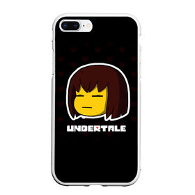 Чехол для iPhone 7Plus/8 Plus матовый с принтом UNDERTALE в Екатеринбурге, Силикон | Область печати: задняя сторона чехла, без боковых панелей | Тематика изображения на принте: sans | undertale | андертале | андертейл | игра | подземная история | подземная сказка | санс | ундертале