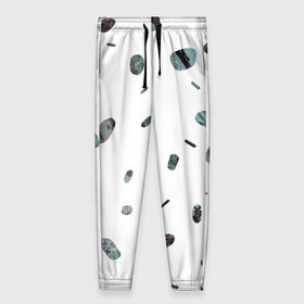Женские брюки 3D с принтом Галька в Екатеринбурге, полиэстер 100% | прямой крой, два кармана без застежек по бокам, с мягкой трикотажной резинкой на поясе и по низу штанин. В поясе для дополнительного комфорта — широкие завязки | абстракция | галька | камни | минимализм