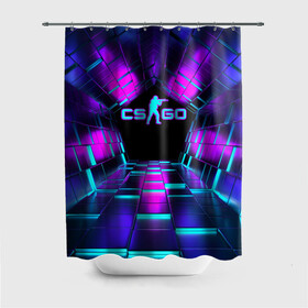 Штора 3D для ванной с принтом CS GO Neon Cubes в Екатеринбурге, 100% полиэстер | плотность материала — 100 г/м2. Стандартный размер — 146 см х 180 см. По верхнему краю — пластиковые люверсы для креплений. В комплекте 10 пластиковых колец | beast | counter strike | cs | cs go | csgo | cubes | game | howl | hyper | hyperbeast | logo cs go | neon | аркада | вой | гипер бест | го | игра | компьютерная игра | контр страйк | контра | кс | кс гов | кубы | логотип кс го | неон | оружие 