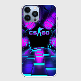 Чехол для iPhone 13 Pro Max с принтом CS GO Neon Cubes в Екатеринбурге,  |  | Тематика изображения на принте: beast | counter strike | cs | cs go | csgo | cubes | game | howl | hyper | hyperbeast | logo cs go | neon | аркада | вой | гипер бест | го | игра | компьютерная игра | контр страйк | контра | кс | кс гов | кубы | логотип кс го | неон | оружие 