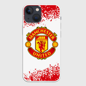 Чехол для iPhone 13 mini с принтом MANCHESTER UNITED в Екатеринбурге,  |  | club | footbal | logo | manchester | united | знак | клуб | лого | логотип | логотипы | манчестер | символ | символы | форма | футбол | футбольная | футбольный | юнайтед