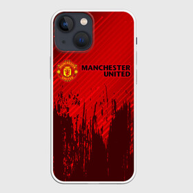 Чехол для iPhone 13 mini с принтом MANCHESTER UNITED в Екатеринбурге,  |  | club | footbal | logo | manchester | united | знак | клуб | лого | логотип | логотипы | манчестер | символ | символы | форма | футбол | футбольная | футбольный | юнайтед