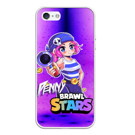 Чехол для iPhone 5/5S матовый с принтом Penny Brawl Stars в Екатеринбурге, Силикон | Область печати: задняя сторона чехла, без боковых панелей | anime | brawl | brawl stars | brawlstars | brawl_stars | panny | peny | аниме | бравл | бравлстарс | девочка | девочка в шкуре медведя | девушка | манга | пени | пини