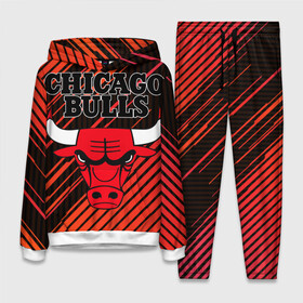 Женский костюм 3D (с толстовкой) с принтом Chicago Bulls в Екатеринбурге,  |  | basketball | bull | bulls | chicago | chicago bulls | jordan | michael | michael jordan | nike jordan | paris saint germain | psg | баскет | баскетбол | баскетбольная | буллс | булс | джордан | джорданы | жордан | майкл | найк | псж | спорт | спортивная |