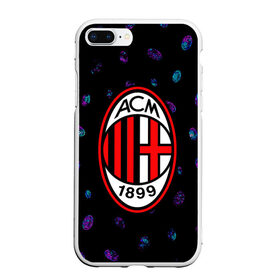 Чехол для iPhone 7Plus/8 Plus матовый с принтом AC MILAN / МИЛАН в Екатеринбурге, Силикон | Область печати: задняя сторона чехла, без боковых панелей | Тематика изображения на принте: 