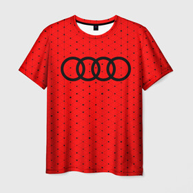 Мужская футболка 3D с принтом AUDI / АУДИ в Екатеринбурге, 100% полиэфир | прямой крой, круглый вырез горловины, длина до линии бедер | audi | auto | felb | logo | moto | quattro | sport | symbol | авто | автомобильные | ауди | кватро | кольца | лого | логотип | логотипы | марка | мото | символ | спорт | фгвш | шильдик