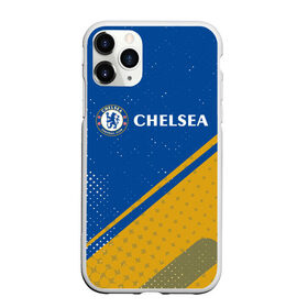 Чехол для iPhone 11 Pro Max матовый с принтом CHELSEA F.C. / ЧЕЛСИ в Екатеринбурге, Силикон |  | 