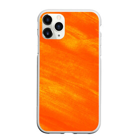 Чехол для iPhone 11 Pro Max матовый с принтом ОРАНЖЕВАЯ КРАСКА в Екатеринбурге, Силикон |  | акварель | брызги | брызги красок | кляксы | краска | мазки | масляная краска | неон | неоновая | подтеки | пятна | разводы | разноцветный