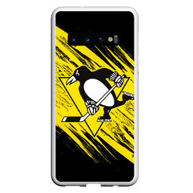 Чехол для Samsung Galaxy S10 с принтом Pittsburgh Penguins Sport в Екатеринбурге, Силикон | Область печати: задняя сторона чехла, без боковых панелей | hockey | nhl | penguins | pittsburg | pittsburgh | pittsburgh penguins | usa | нхл | пингвинз | питтсбург | питтсбург пингвинз | спорт | сша | хоккей | шайба