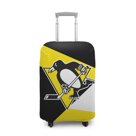 Чехол для чемодана 3D с принтом Pittsburgh Penguins Exclusive в Екатеринбурге, 86% полиэфир, 14% спандекс | двустороннее нанесение принта, прорези для ручек и колес | hockey | nhl | penguins | pittsburg | pittsburgh | pittsburgh penguins | usa | нхл | пингвинз | питтсбург | питтсбург пингвинз | спорт | сша | хоккей | шайба