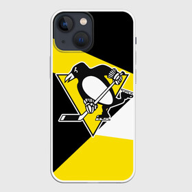 Чехол для iPhone 13 mini с принтом Pittsburgh Penguins Exclusive в Екатеринбурге,  |  | hockey | nhl | penguins | pittsburg | pittsburgh | pittsburgh penguins | usa | нхл | пингвинз | питтсбург | питтсбург пингвинз | спорт | сша | хоккей | шайба