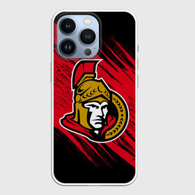 Чехол для iPhone 13 Pro с принтом Оттава Сенаторз в Екатеринбурге,  |  | hockey | nhl | ottawa | ottawa senators | senators | usa | нхл | оттава | оттава сенаторз | сенаторз | спорт | сша | хоккей | шайба