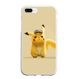 Чехол для iPhone 7Plus/8 Plus матовый с принтом Pikachu Pika Pika в Екатеринбурге, Силикон | Область печати: задняя сторона чехла, без боковых панелей | 