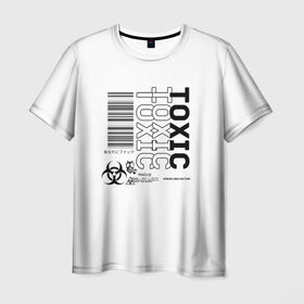 Мужская футболка 3D с принтом Toxic World в Екатеринбурге, 100% полиэфир | прямой крой, круглый вырез горловины, длина до линии бедер | Тематика изображения на принте: 2020 | aesthetic | japan | tokyo | toxic | токио | токсик | эстетика | япония