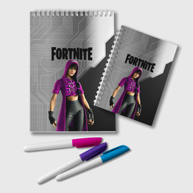 Блокнот с принтом FORTNITE ФОРТНАЙТ 2021 в Екатеринбурге, 100% бумага | 48 листов, плотность листов — 60 г/м2, плотность картонной обложки — 250 г/м2. Листы скреплены удобной пружинной спиралью. Цвет линий — светло-серый
 | Тематика изображения на принте: 2019 | battle royale | chapter 2 | epic games | fortnite | game | season x | zombie | зомби | фортнайт